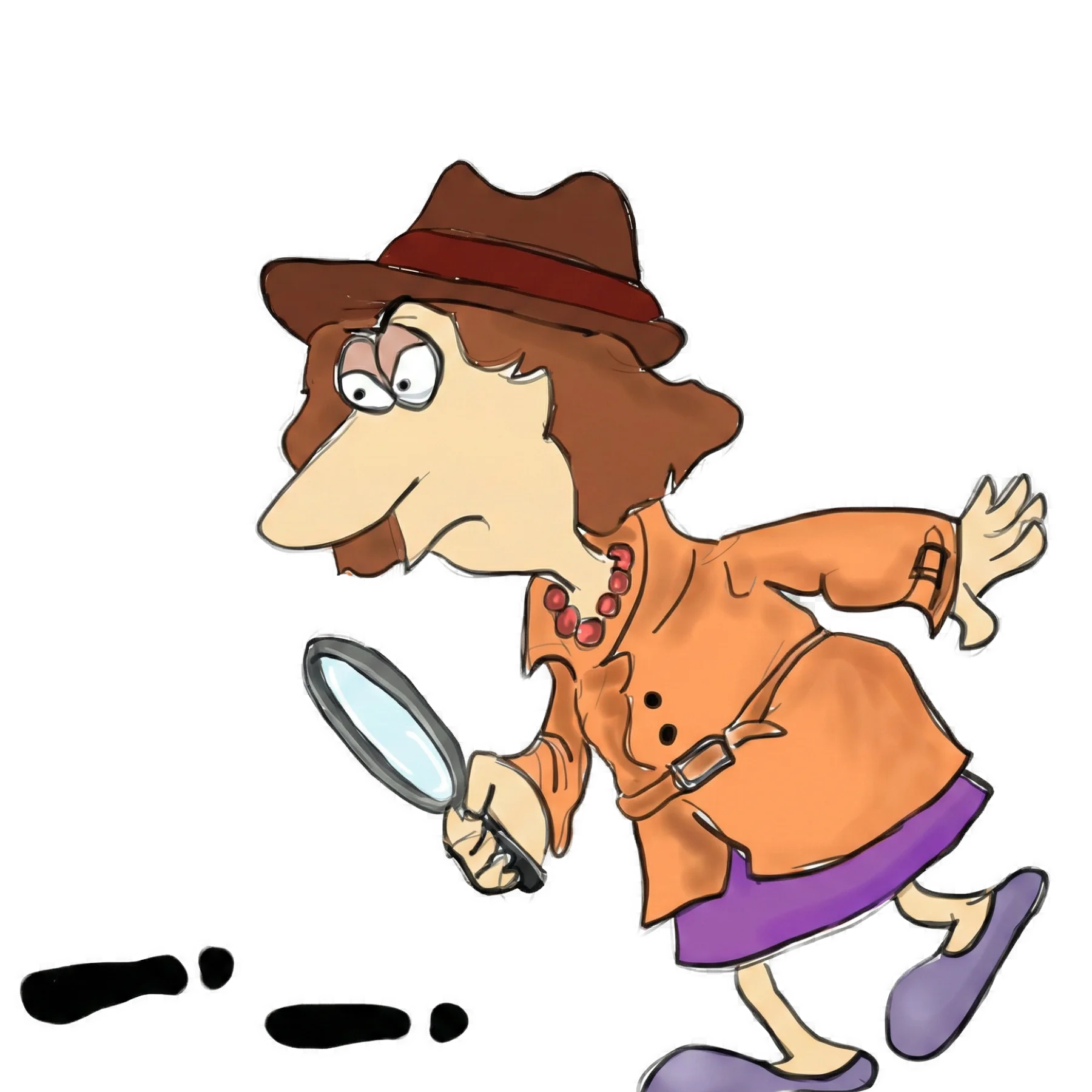 Illustration of Catherine Crowley offering help to a child